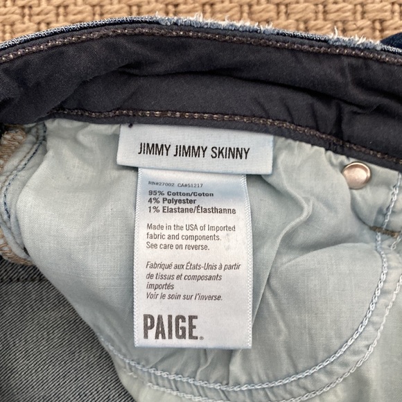Paige Denim - Jimmy Jimmy Skinny - 26 - Picture 3 of 6